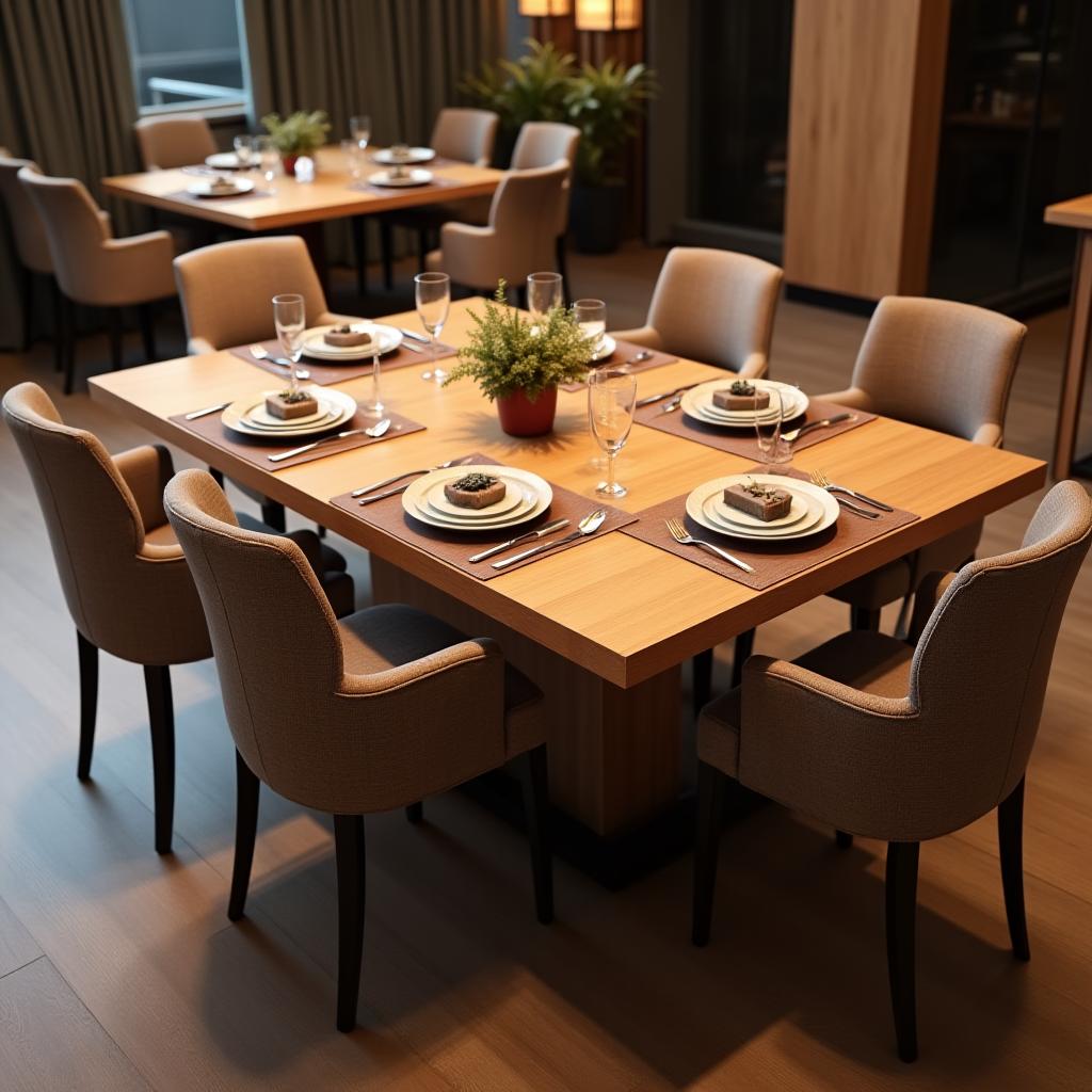 Comedor de madera diseño exclusivo